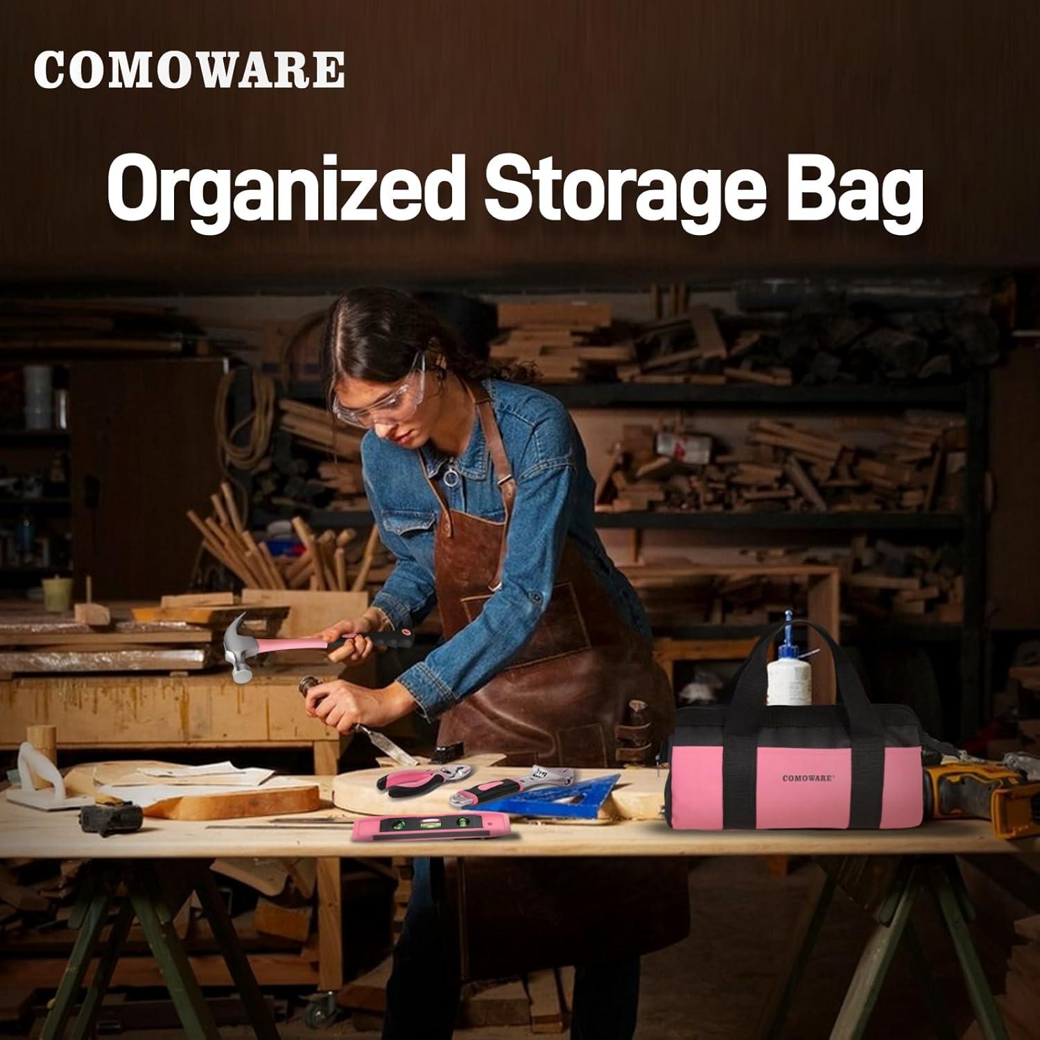 Kit de Herramientas para el Hogar COMOWARE 218 Piezas Rosa