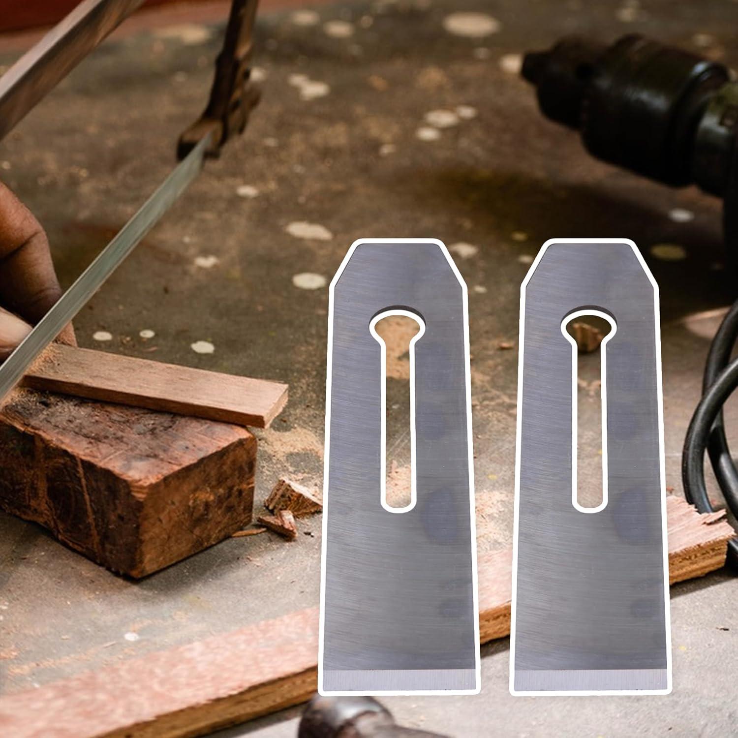 Planificador de Carpintería RDEXP Acero Alto Carbono 44mm - Juego de 2