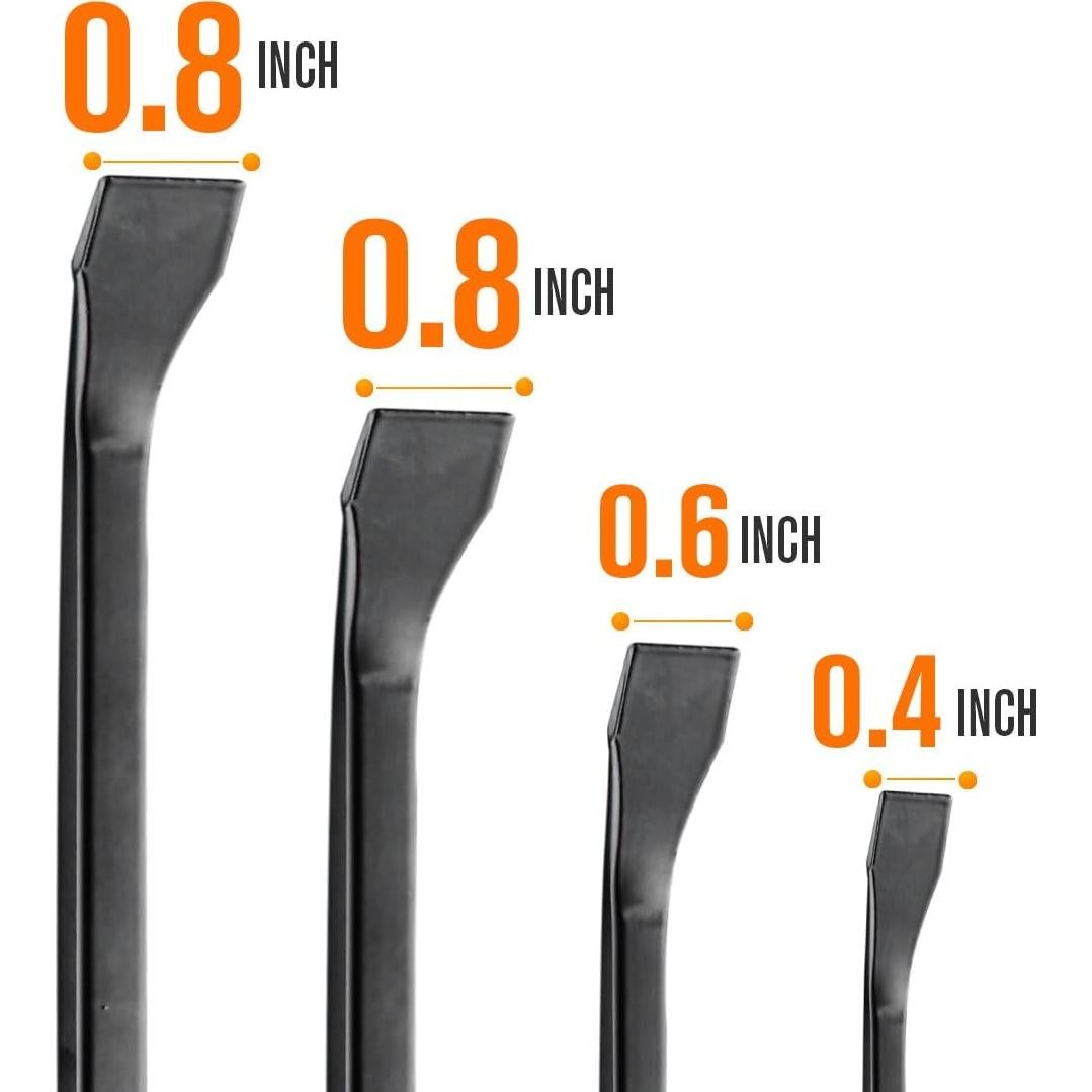 Juego de Palancas REXBETI 4 Piezas 20-60 cm Herramientas Manuales