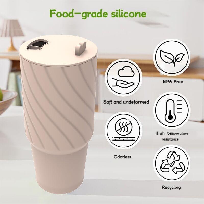 Separador de Bebidas 2-en-1 iOCSmart para Copa Stanley 40oz Rosa