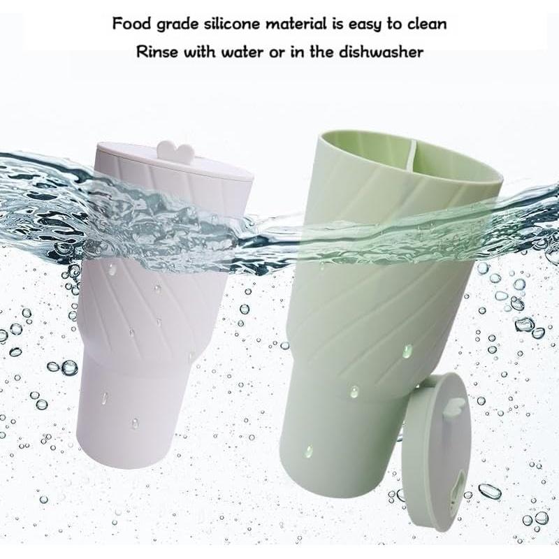 Separador de Bebidas 2-en-1 iOCSmart para Copa Stanley 40oz Rosa