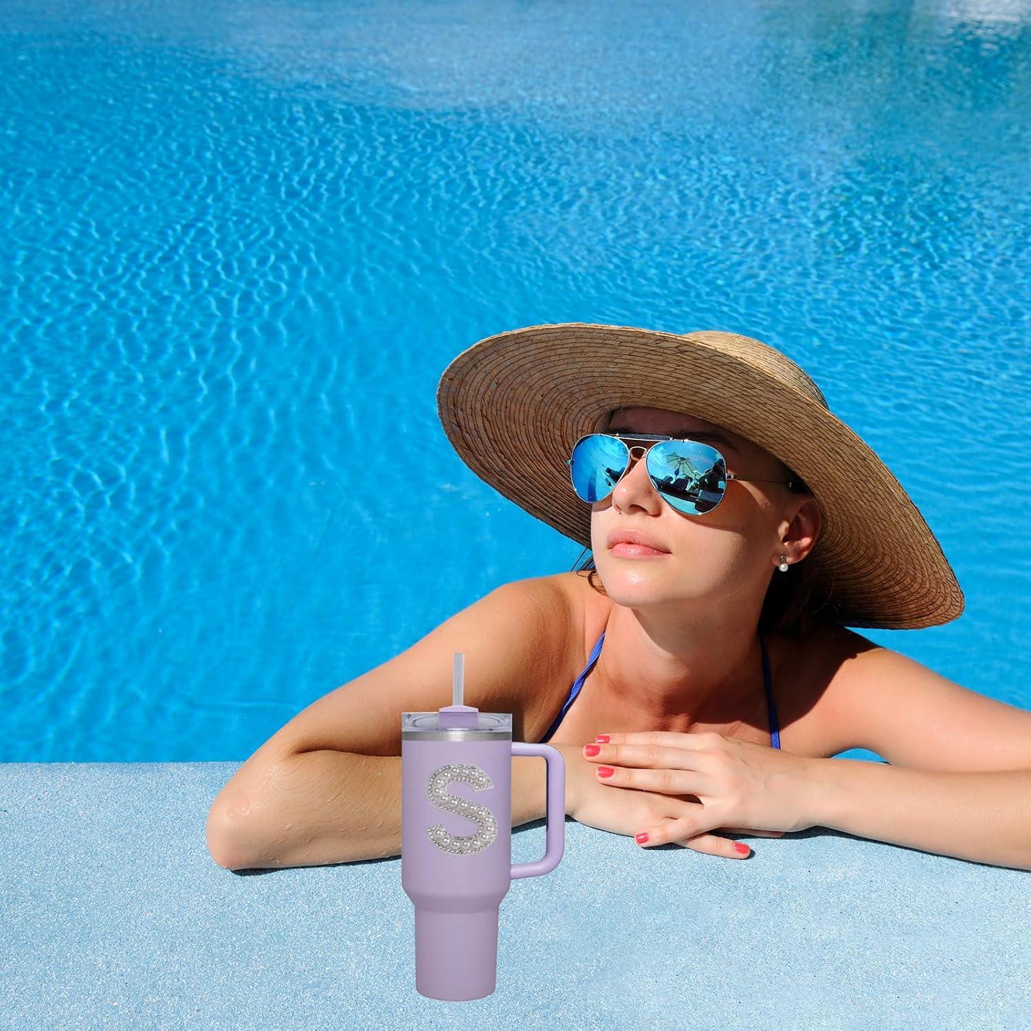 Stickers Letras Iniciales Kapitomanio Impermeables 2 Piezas