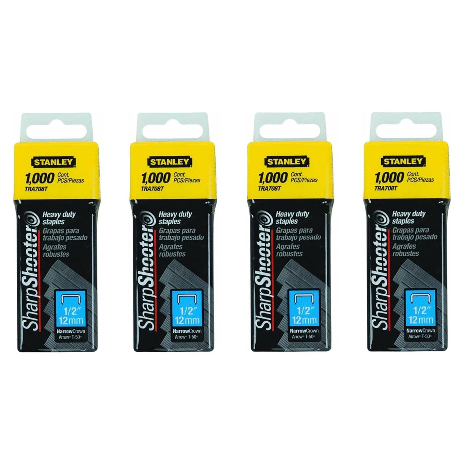 Grapas de acero Stanley TRA708T 1/2" (1000 unidades)
