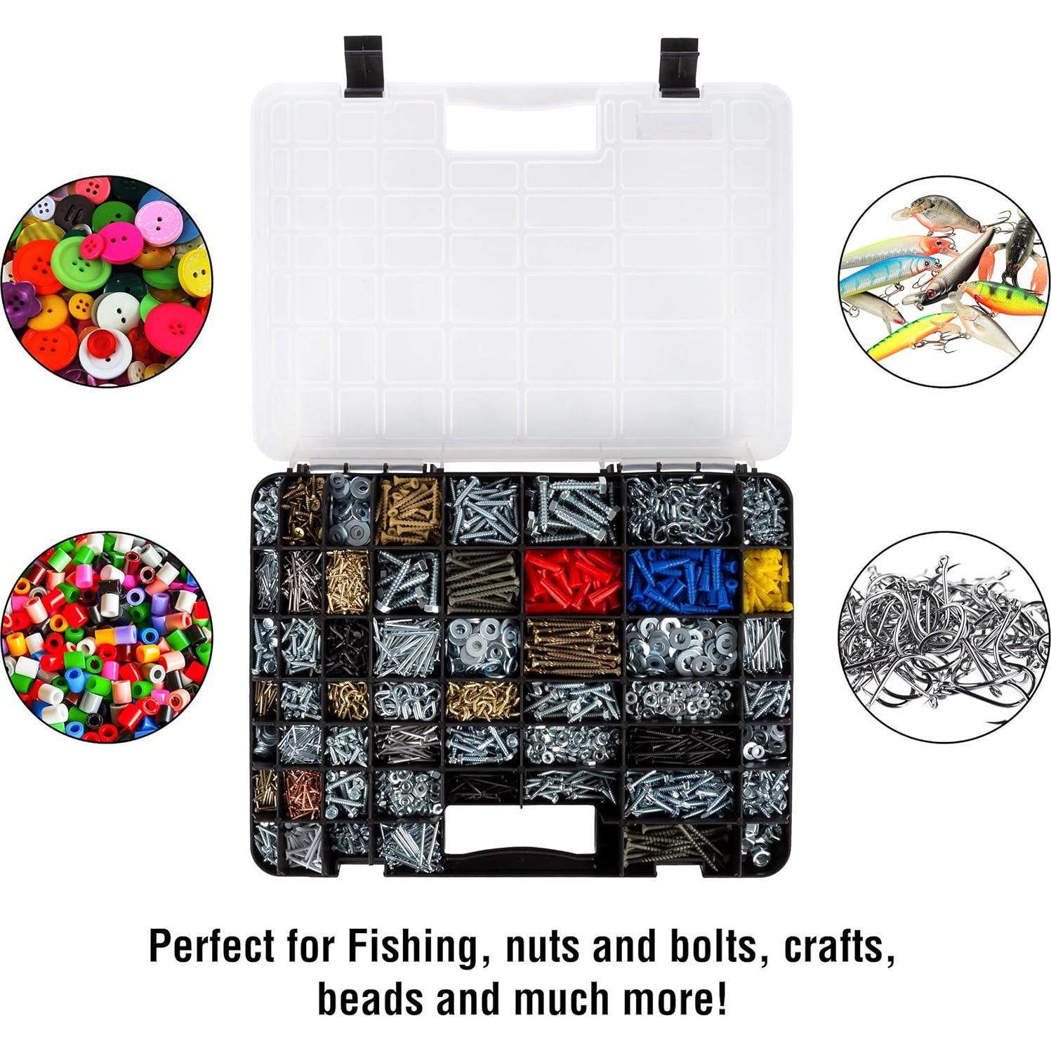 Caja de Almacenamiento Portátil Stalwart 55 Compartimentos