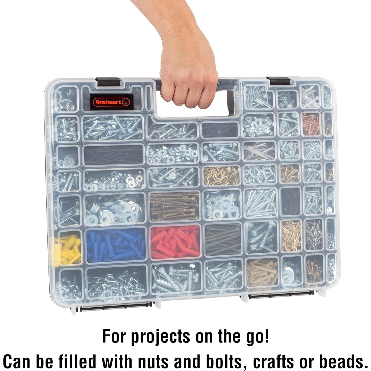 Caja de Almacenamiento Portátil Stalwart 55 Compartimentos