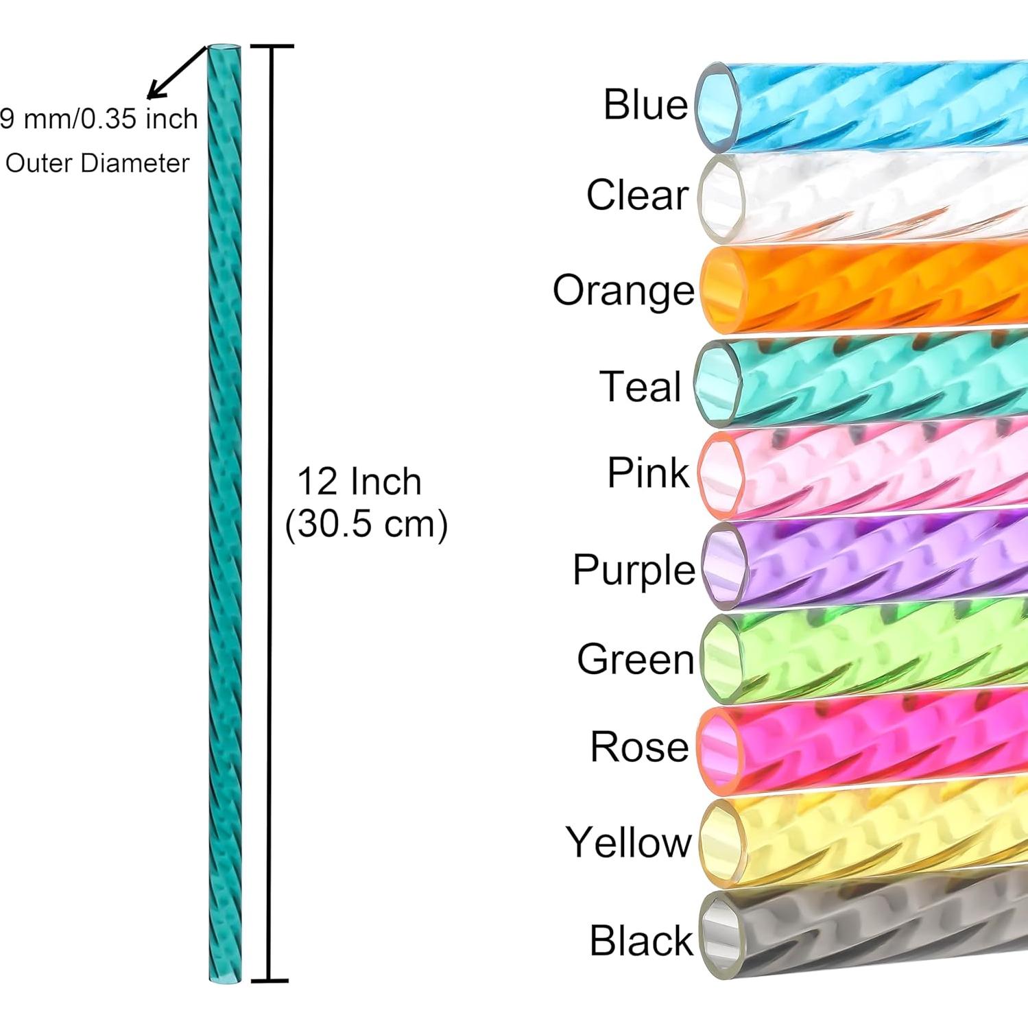 Sorbetes Reutilizables Dakoufish 30.48 cm para Taza Stanley - 10 Colores