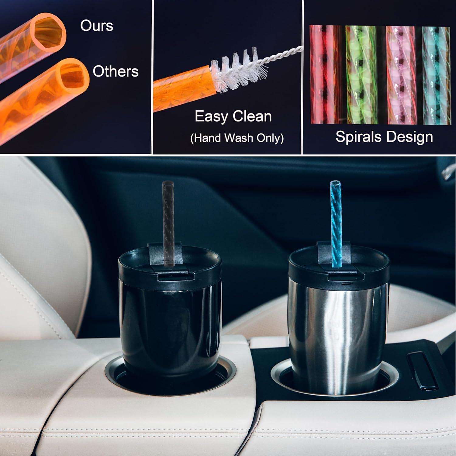 Sorbetes Reutilizables Dakoufish 30.48 cm para Taza Stanley - 10 Colores