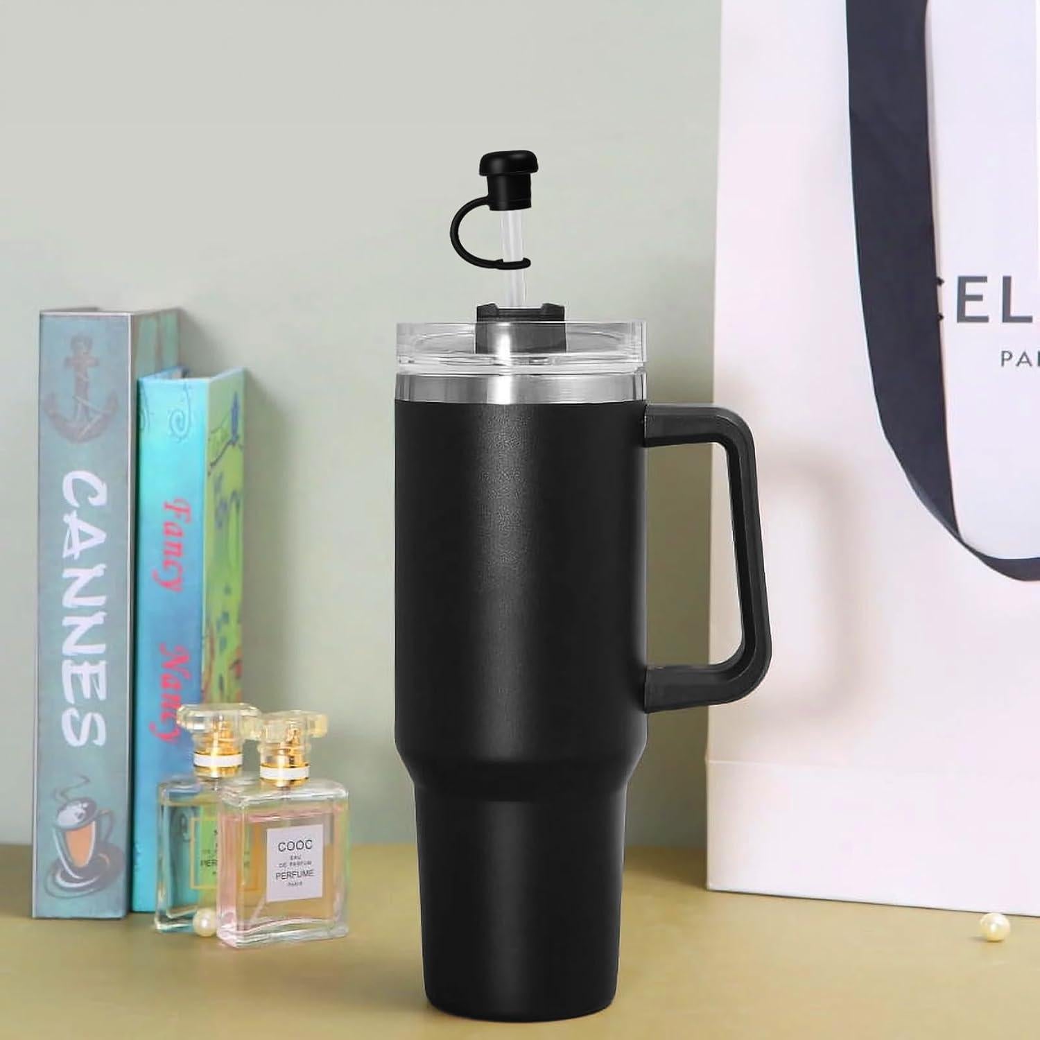 Paquete de 6 Tapas Ajustables de Silicona Cfyouend - Negro