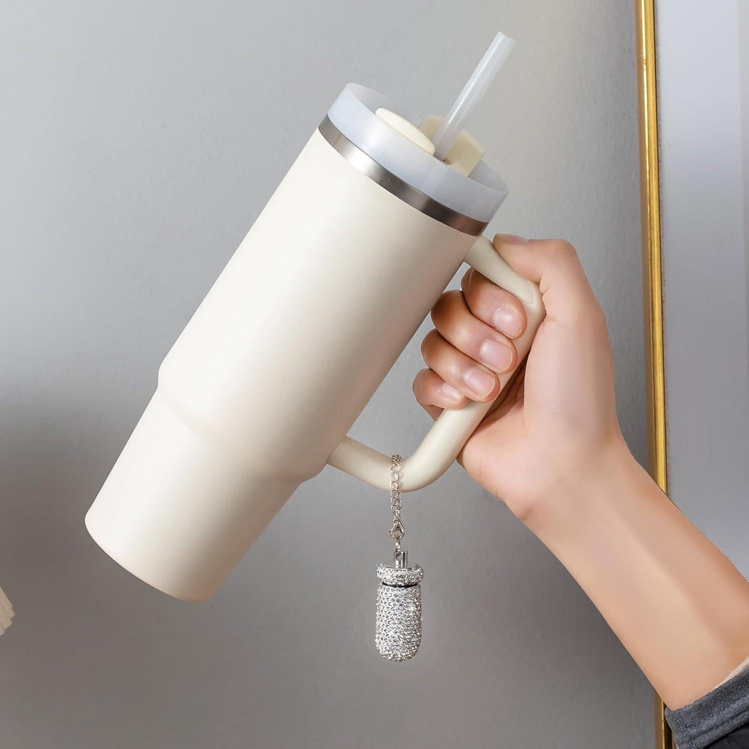 Organizador de Pastillas con Llave para Vasos Stanley Rojo Púrpura