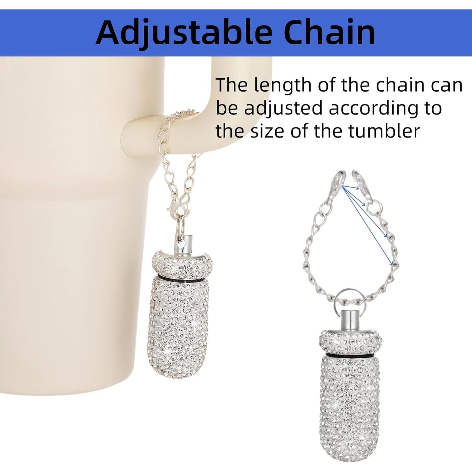 Organizador de Pastillas con Llave para Vasos Stanley Rojo Púrpura