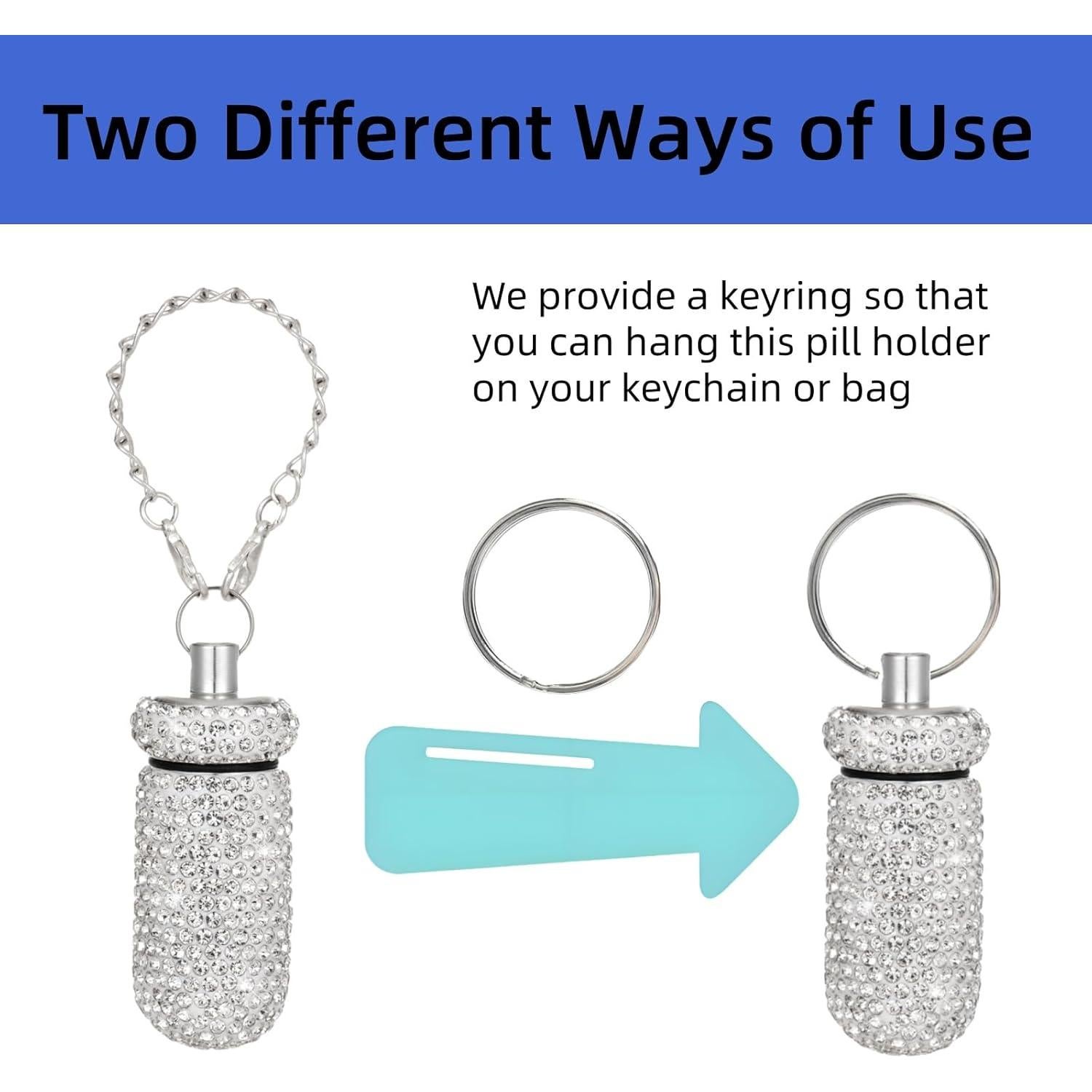 Organizador de Pastillas con Llave para Vasos Stanley Rojo Púrpura