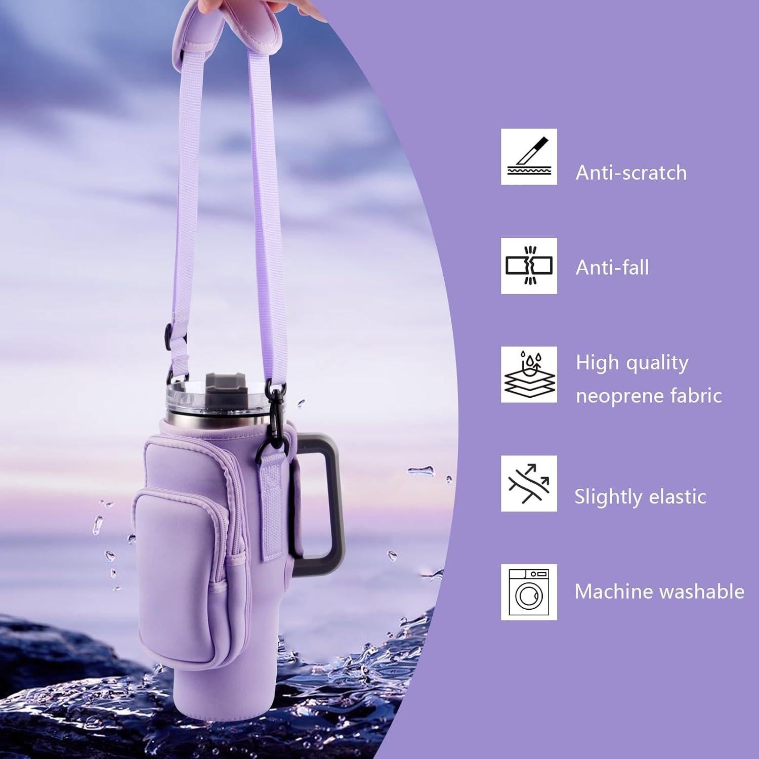 Bolsa Portabotellas WNGERGOU para Vaso Stanley 30 oz - 3 Bolsillos