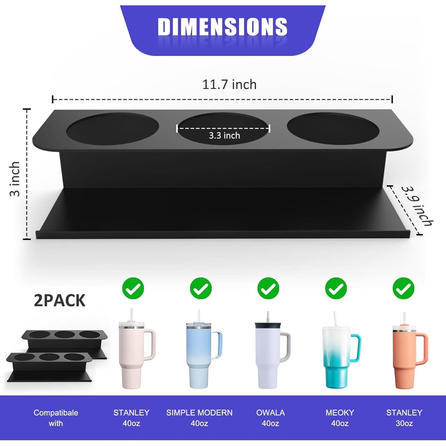 Soportes Magnéticos para Tazas Stanley EcoCharm - 2 Piezas