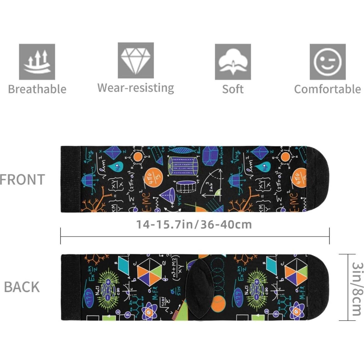 Calcetines de Tripulación Yrassio Unisex 40cm Diversión