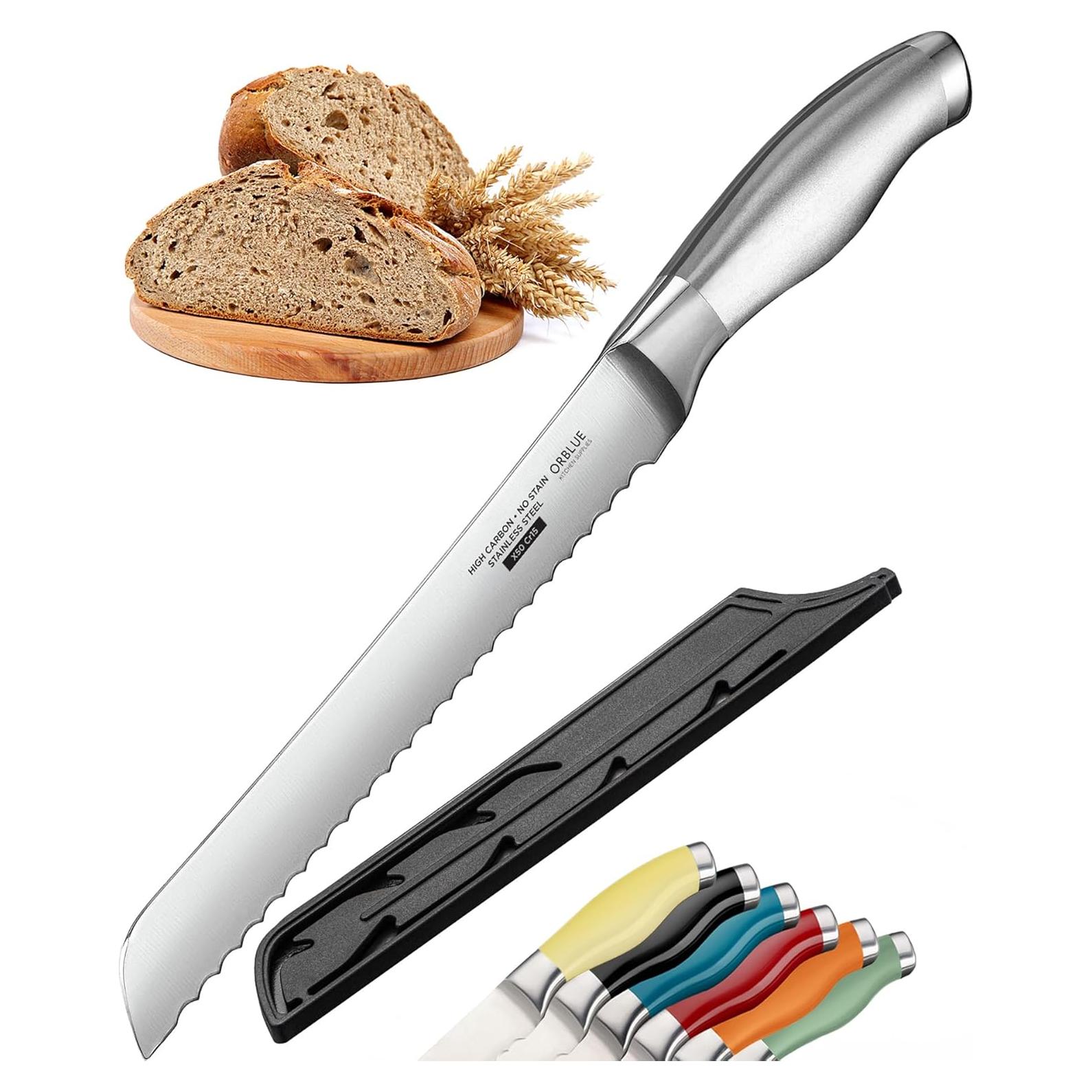 Cuchillo de Pan Serrado Orblue Acero Inoxidable 20.32 cm