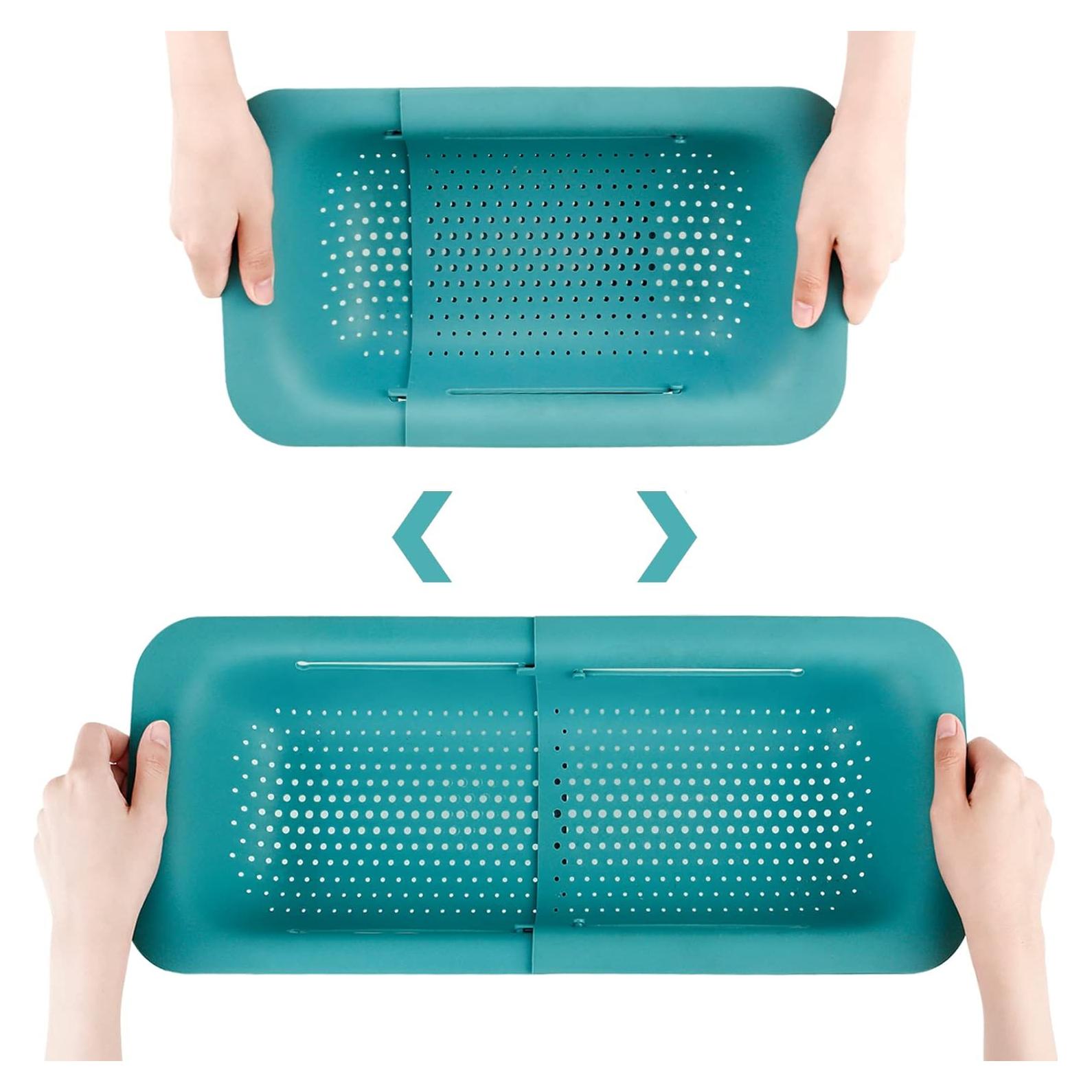 Colador Plegable WYOK Verde Expandible 4.73L para Cocina