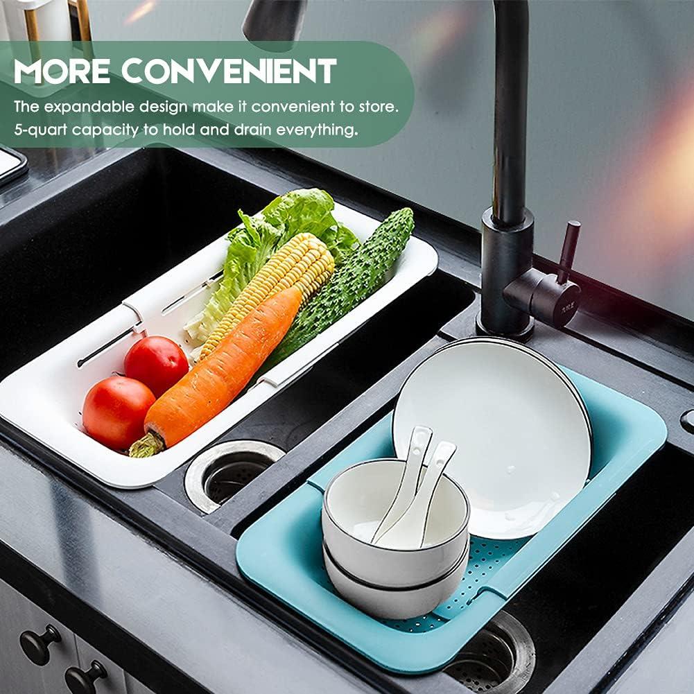 Colador Plegable WYOK Verde Expandible 4.73L para Cocina