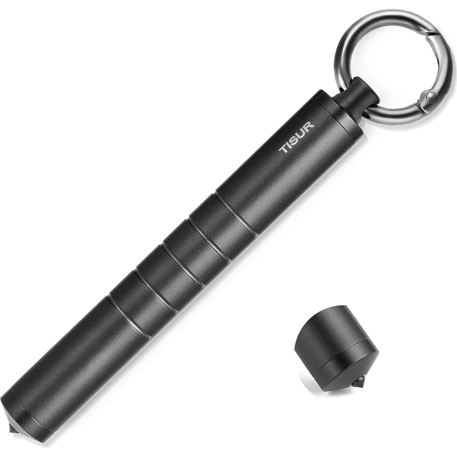 Organizador de Pastillas TISUR de Titanio Negro, Caja EDC Compacta