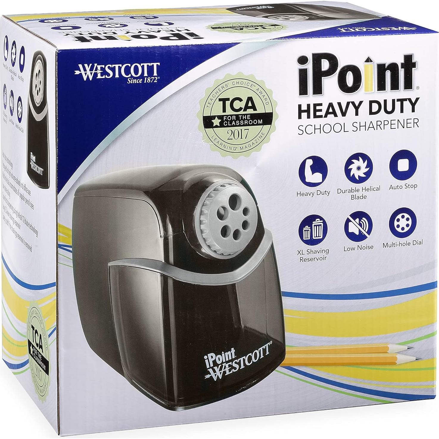 Sacapuntas Eléctrico Westcott iPoint Alta Dureza 1.36 kg
