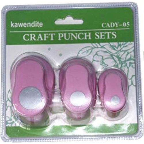 Juego de Troqueles CADY 3 Piezas 8mm 15mm 25mm para Papel