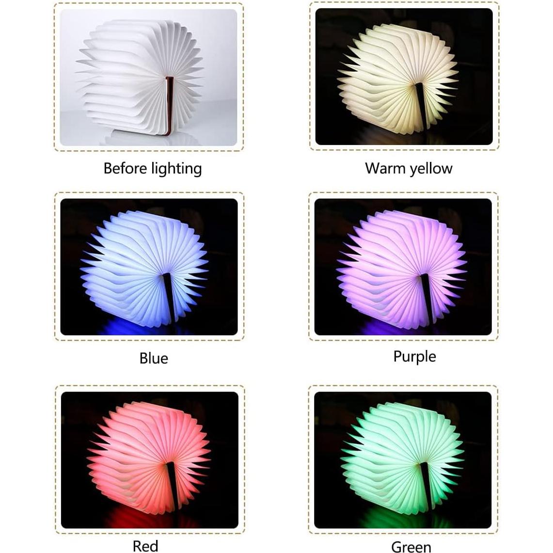 Lámpara de Libro Plegable LED MOBXPAR BL5 Recargable USB