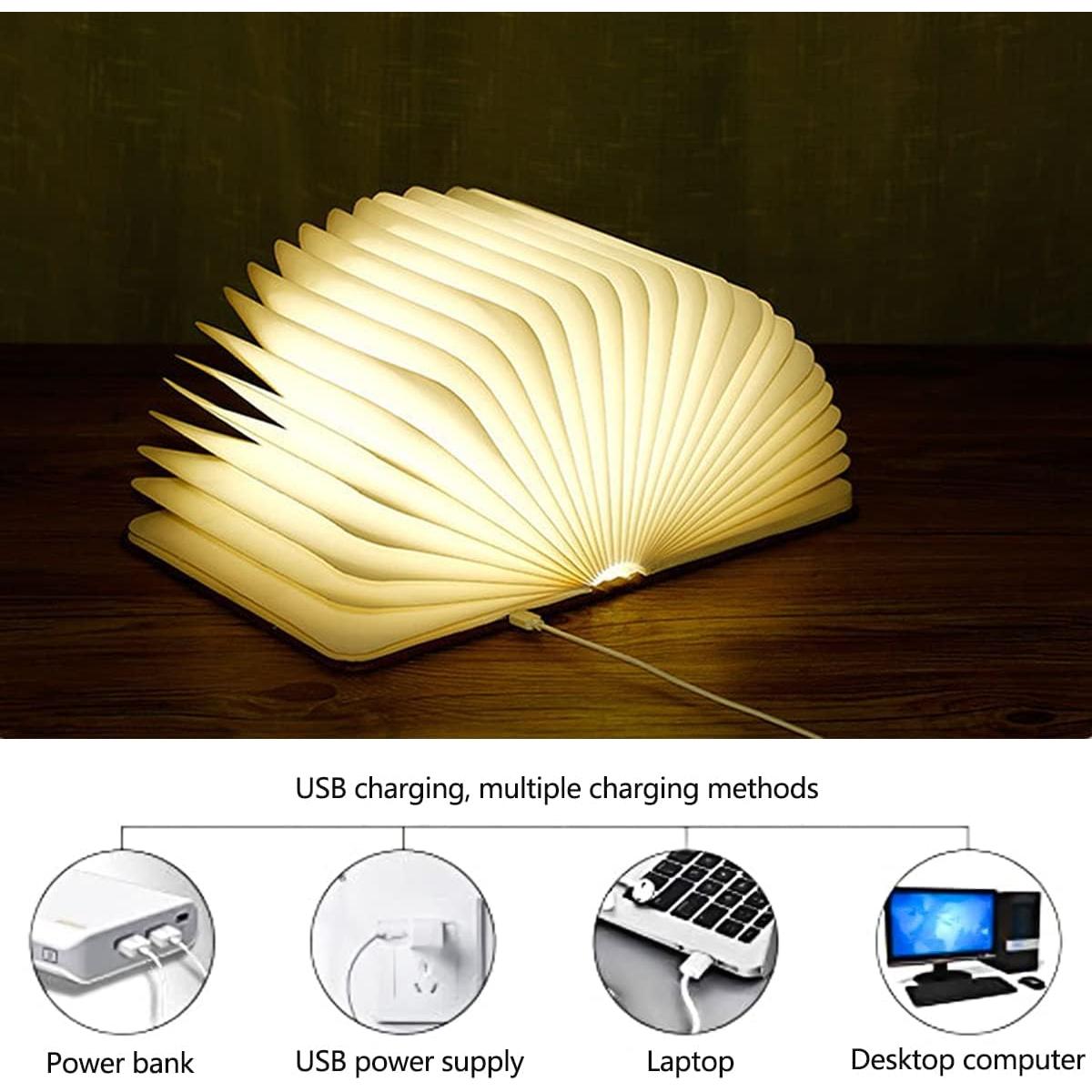 Lámpara de Libro Plegable LED MOBXPAR BL5 Recargable USB