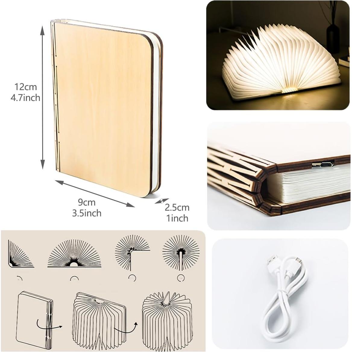 Lámpara de Libro Plegable LED MOBXPAR BL5 Recargable USB