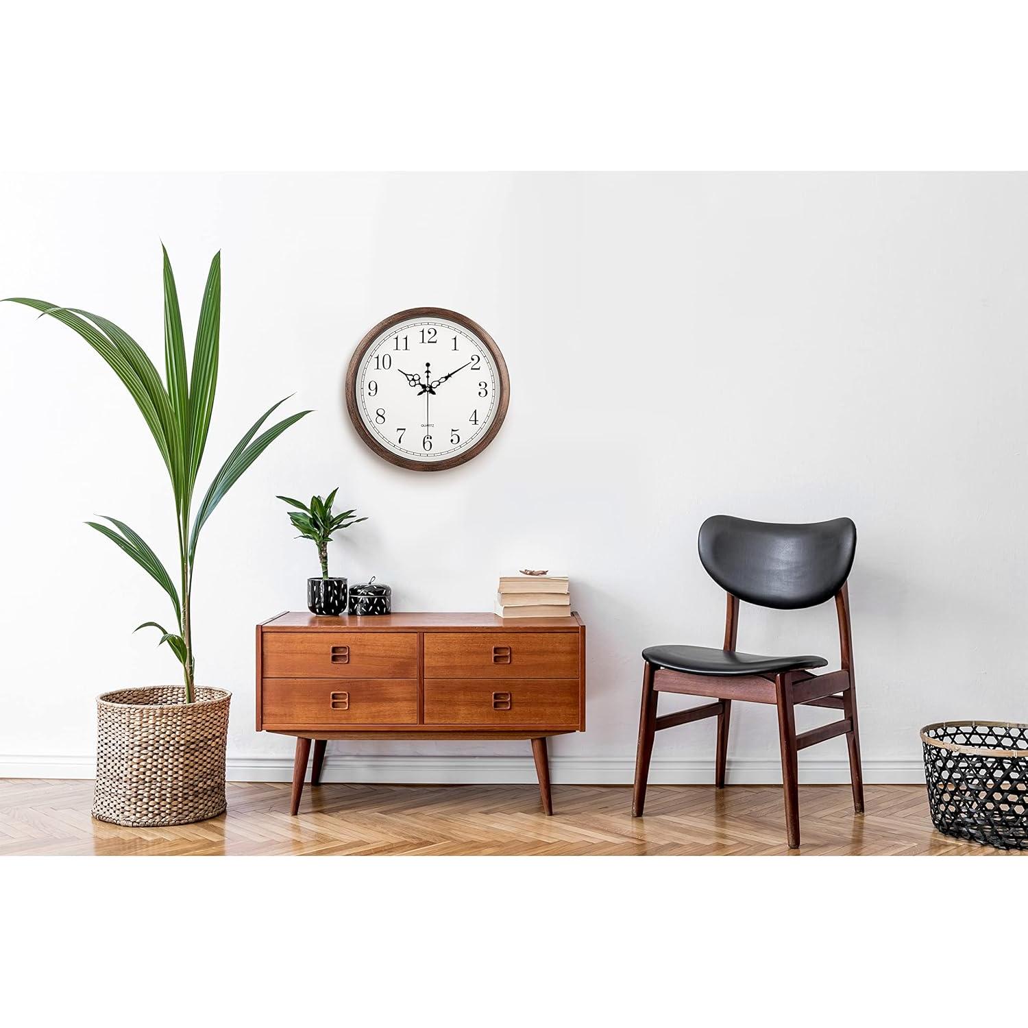 Reloj de Pared Bernhard Products 40 cm Silencioso Clásico Marrón