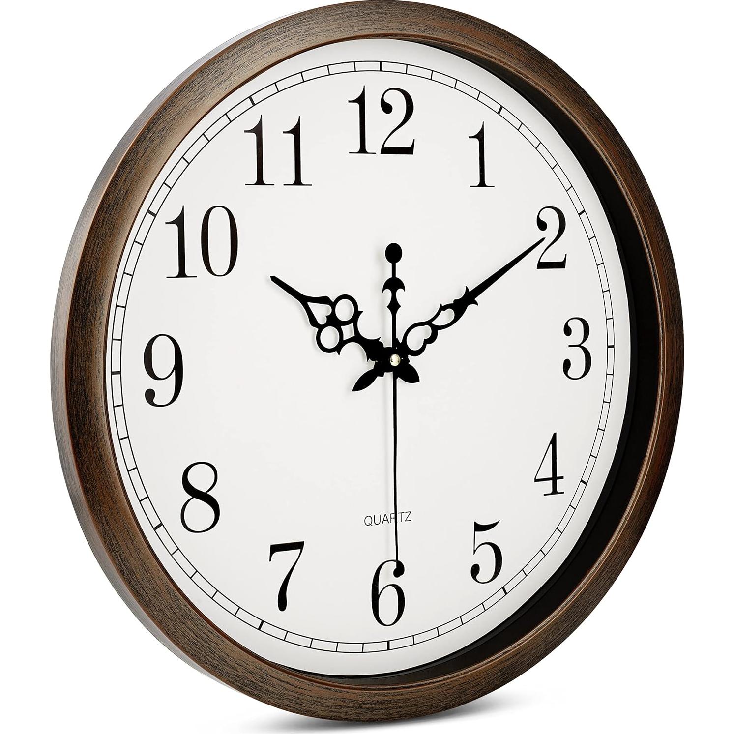 Reloj de Pared Bernhard Products 40 cm Silencioso Clásico Marrón