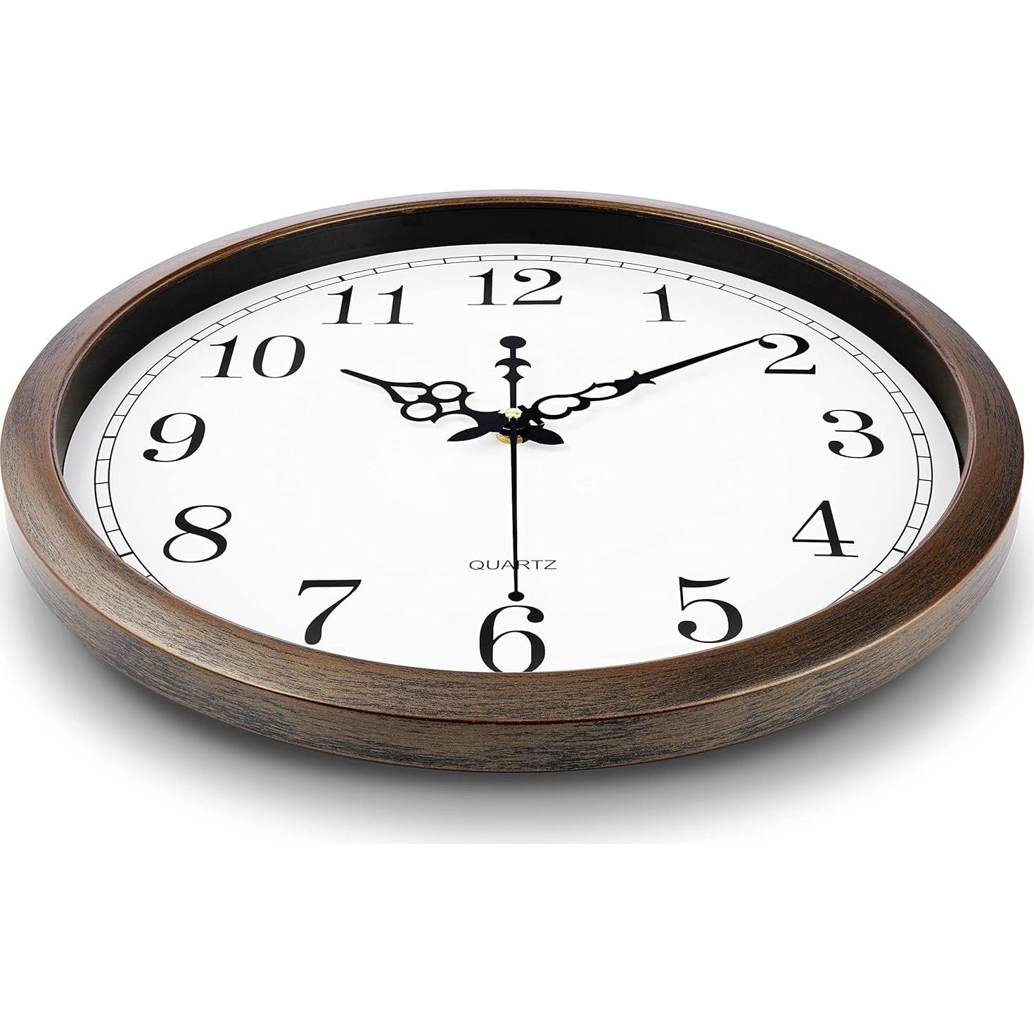 Reloj de Pared Bernhard Products 40 cm Silencioso Clásico Marrón