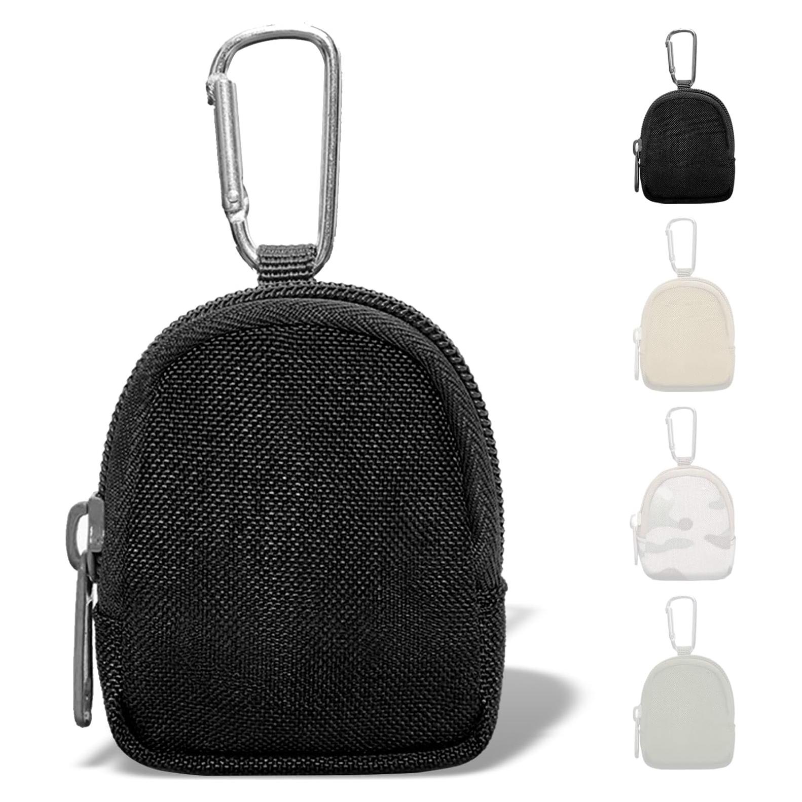 Monedero Táctico Compacto YERGOFE Negro - Con Cierre y Múltiples Compartimentos