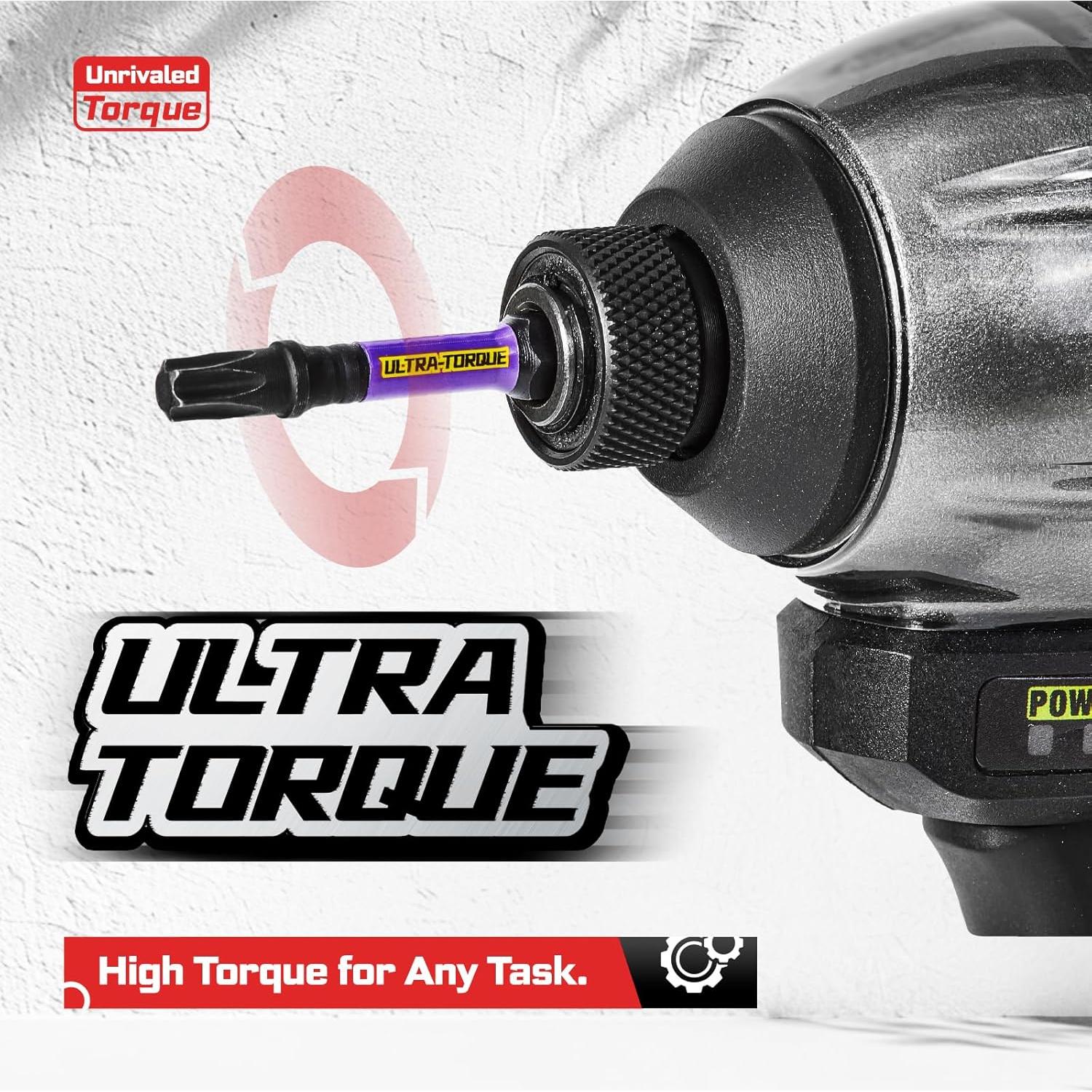 Juego de Puntas de Destornillador Torx GEINXURN 53 Pcs Acero S2