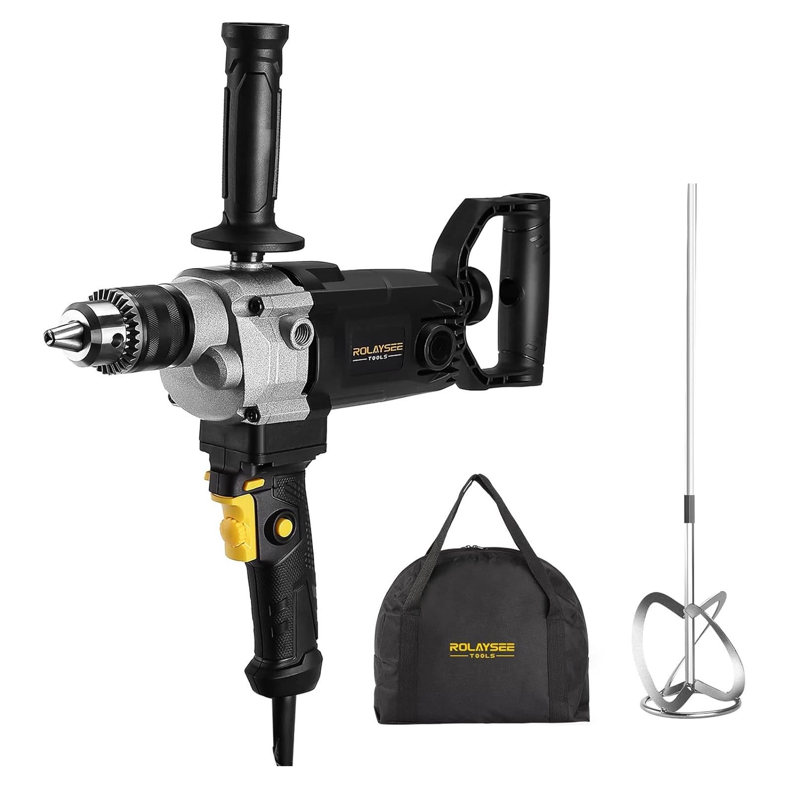 Mezclador de Taladro ROLAYSEE TOOLS 10A 1200W 5/8" Velocidad Variable