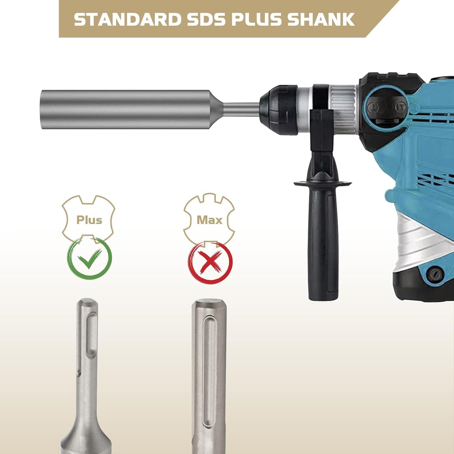 Conductor de Varilla de Tierra SDS Plus SyunsXoon 20 mm