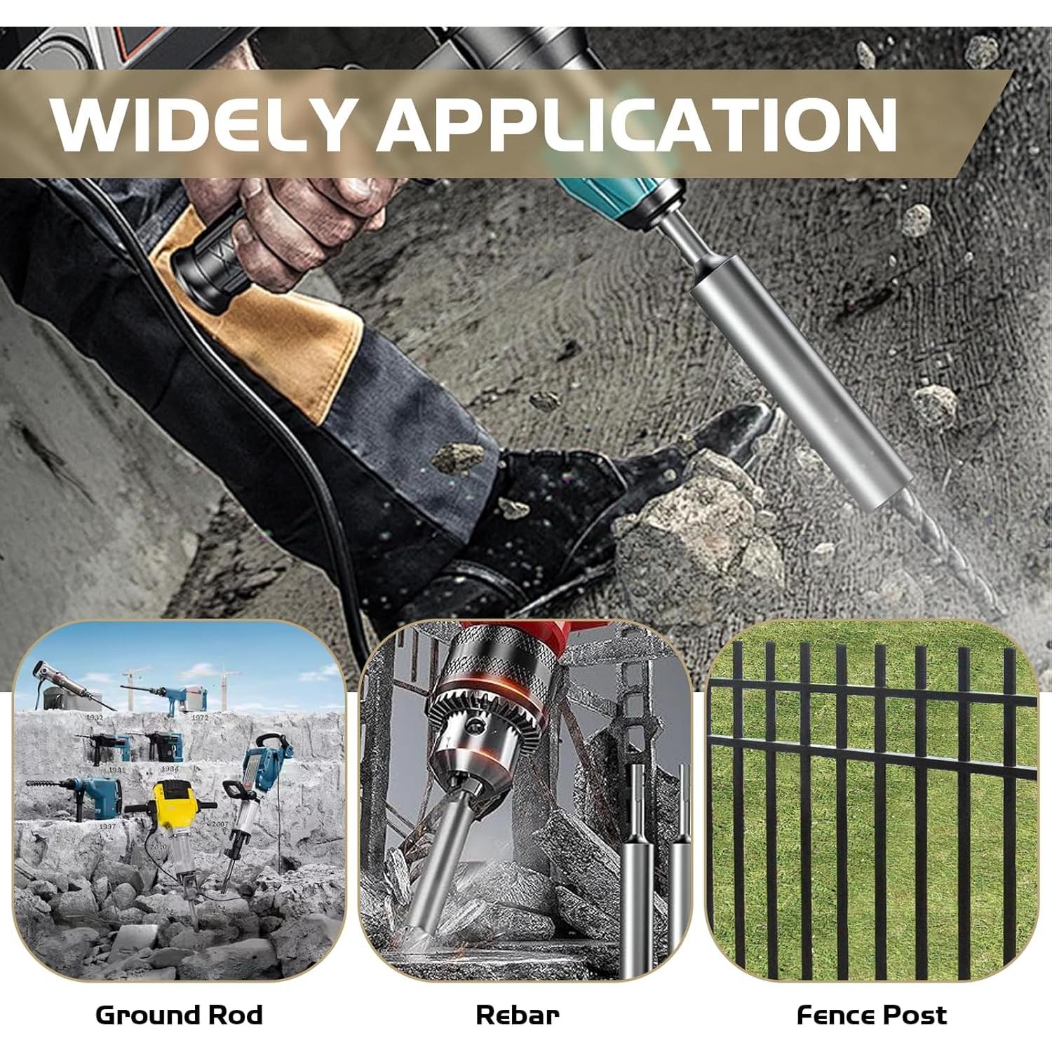 Conductor de Varilla de Tierra SDS Plus SyunsXoon 20 mm