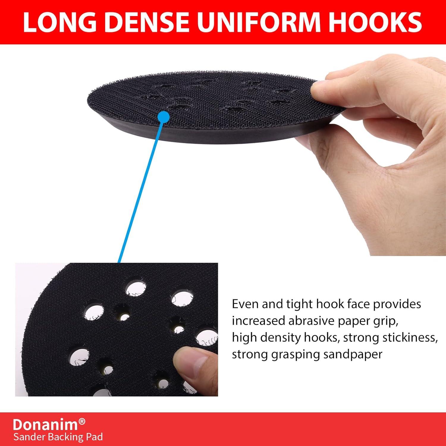 Paquete de 2 almohadillas de lijado Craftsman 5" 8 agujeros