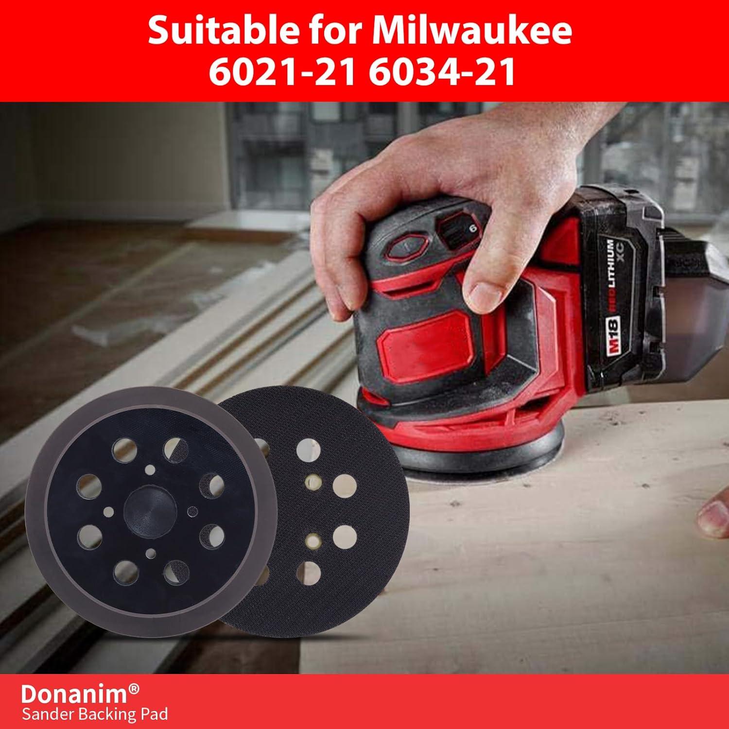 Paquete de 2 almohadillas de lijado Craftsman 5" 8 agujeros