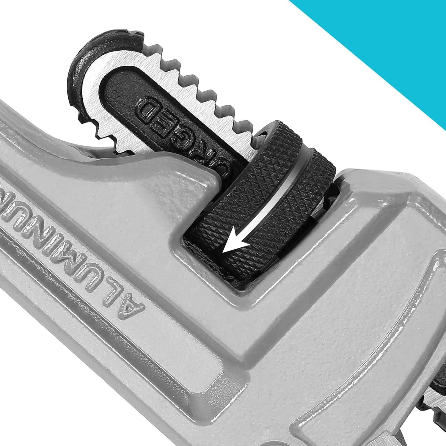 Juego de Llaves de Tubo DURATECH 3 Piezas Aluminio 25.4-45.7 cm