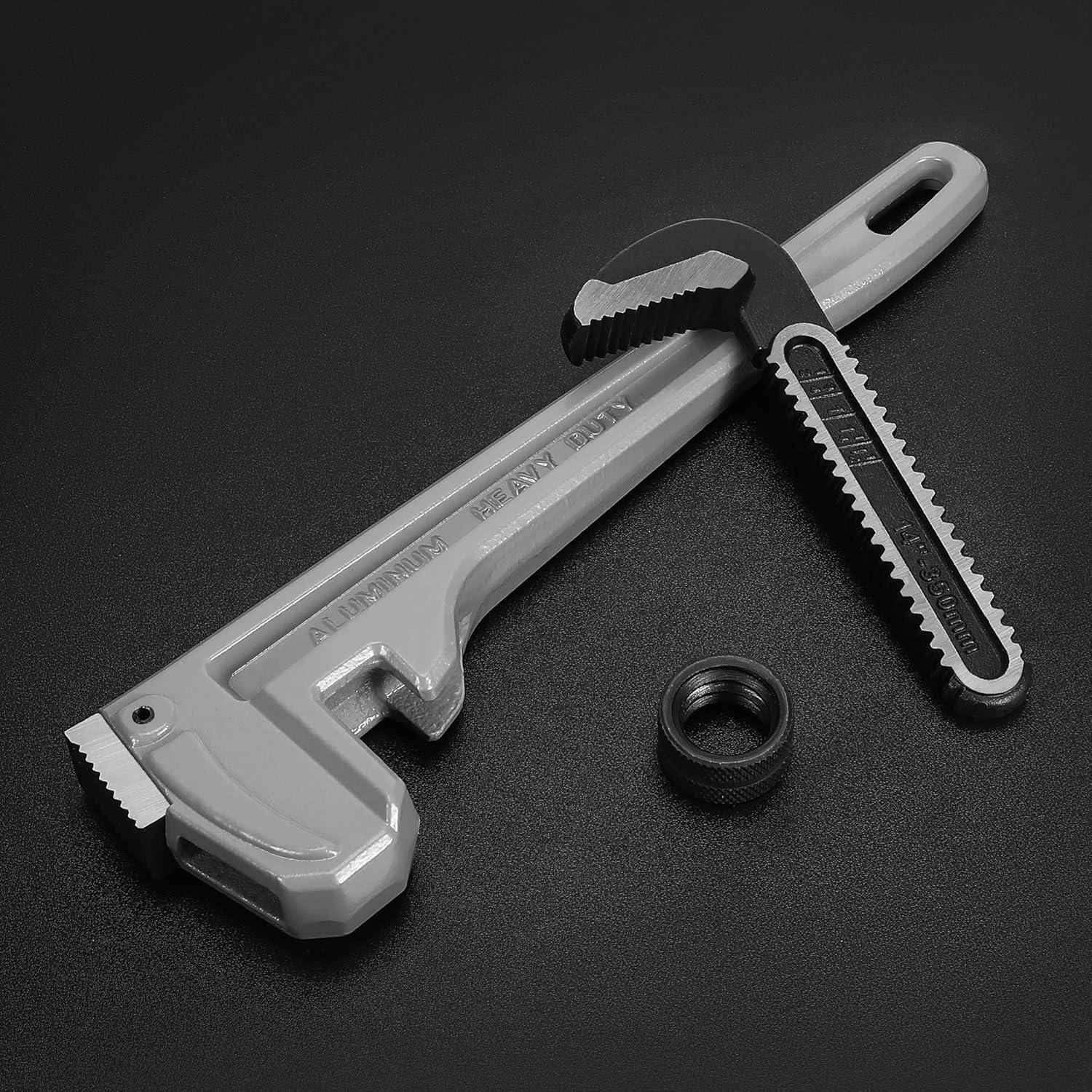 Juego de Llaves de Tubo DURATECH 3 Piezas Aluminio 25.4-45.7 cm