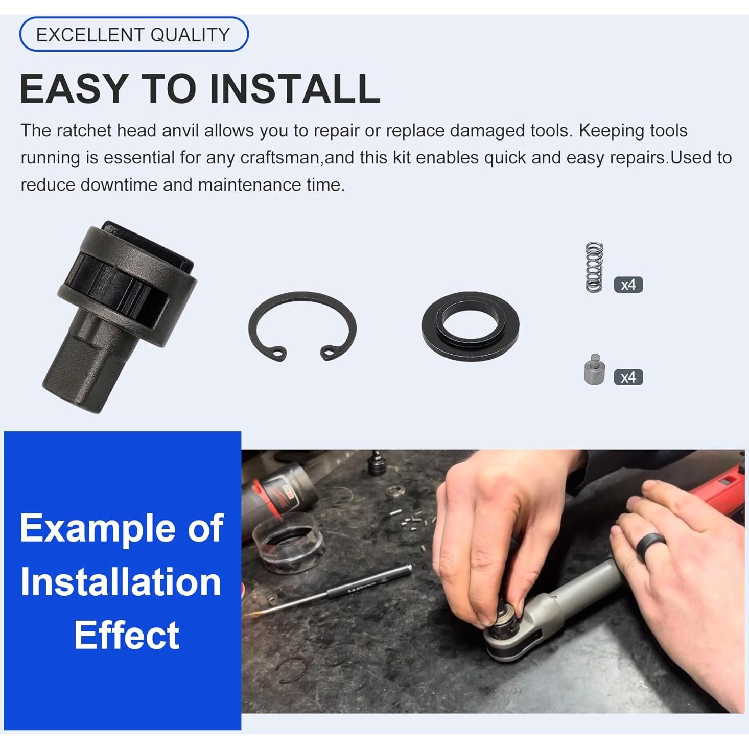 Cabezal de Carraca 3/8" Laofudech 42-06-1030 Compatible Milwaukee