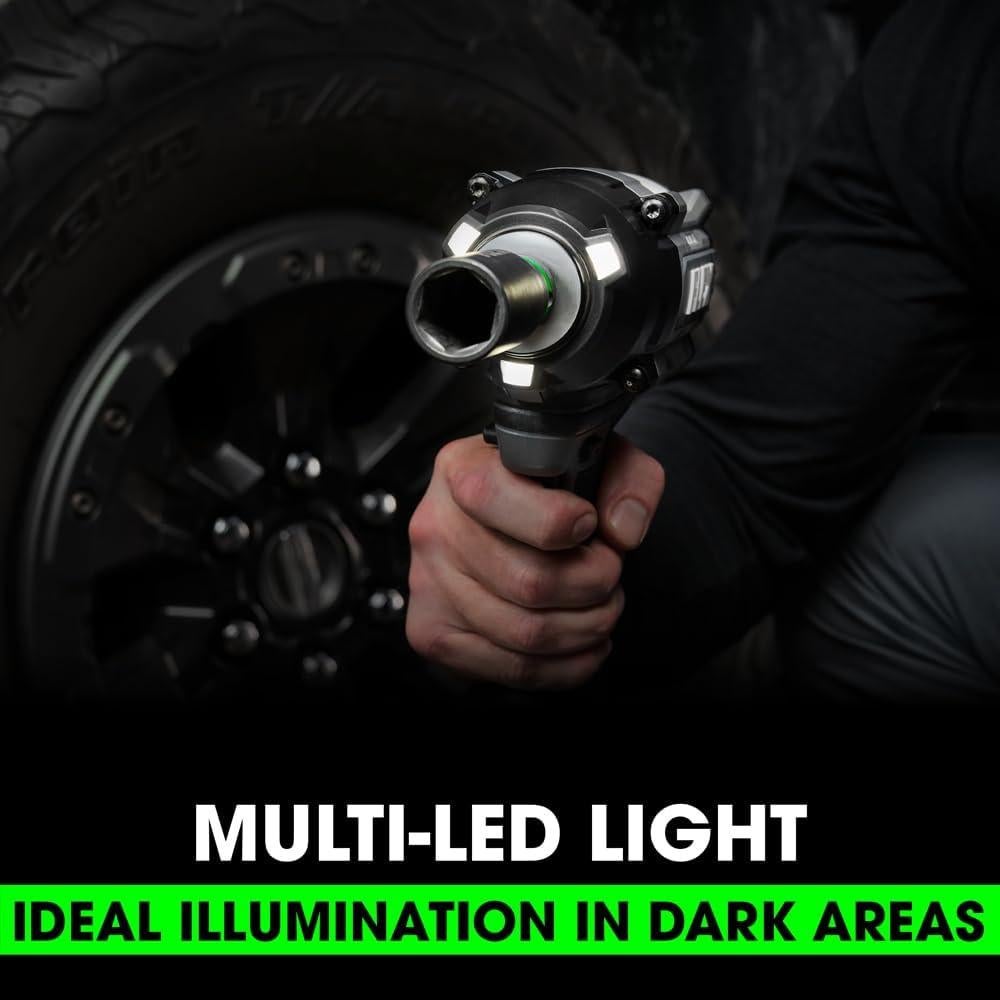 Llave de Impacto Inalámbrica FLEX 24V 1/2" 1500 Ft-Lbs con Batería 6.0Ah