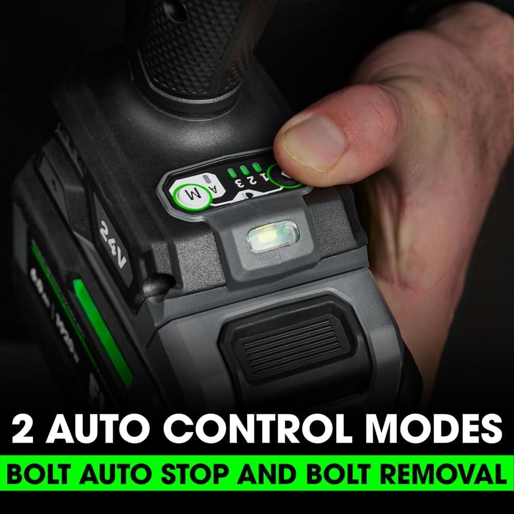 Llave de Impacto Inalámbrica FLEX 24V 1/2" 1500 Ft-Lbs con Batería 6.0Ah