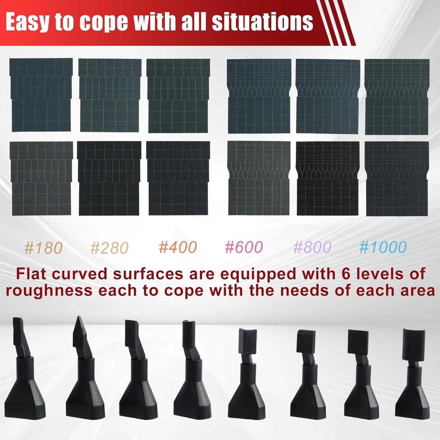 Lijadora Recíproca SOEWWEKLAX Mini Eléctrica USB 8 Cabezas