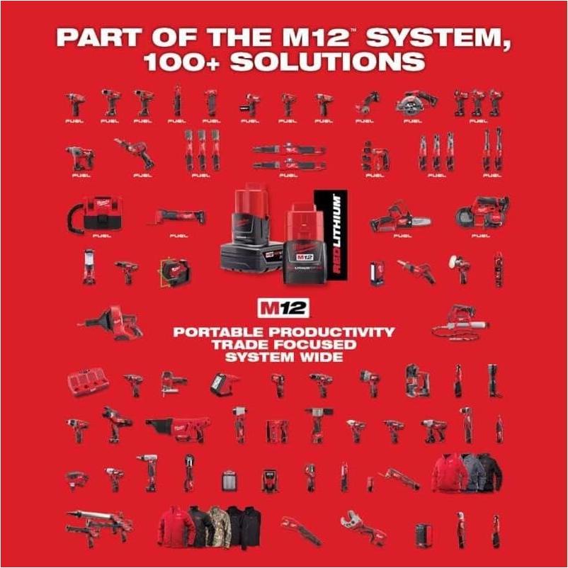 Sierra Recíproca Inalámbrica Milwaukee M12 12V 1.19kg