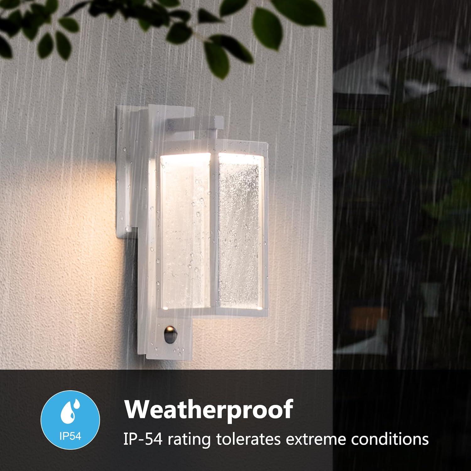 Lustrlach Aplique de Pared LED con Sensor de Movimiento 38cm IP54