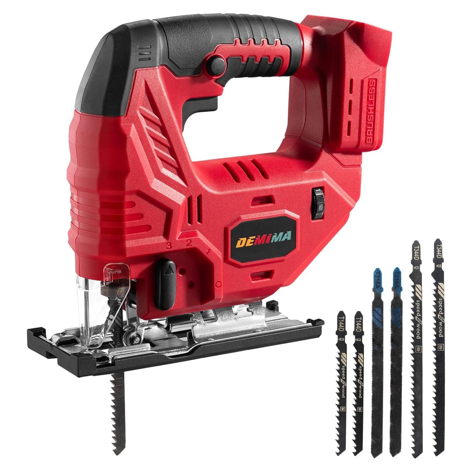 Sierra de calar inalámbrica DEMIMA JS-MI 800W 3200RPM LED