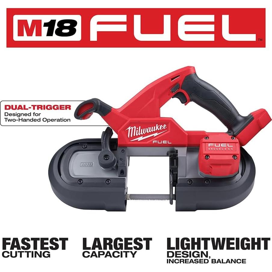 Sierra de Banda Compacta Milwaukee M18 FUEL 18V 10.16 cm