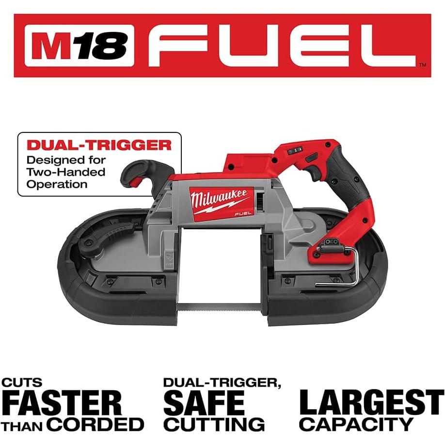 Sierra de Banda Inalámbrica Milwaukee 2729S-20 18V Sin Escobillas