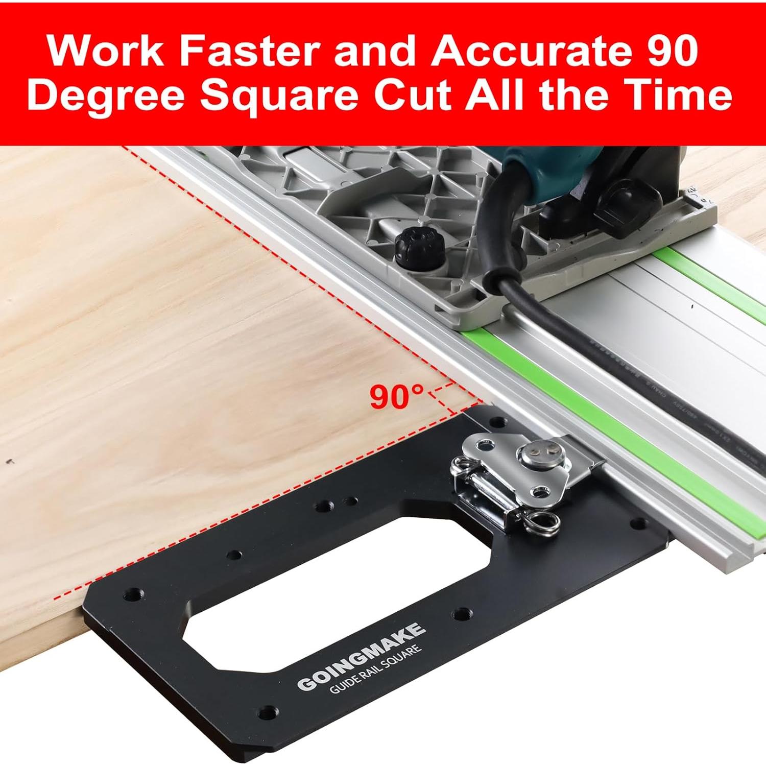 Escuadra Grande GOINGMAKE para Sierra de Carril 39cm
