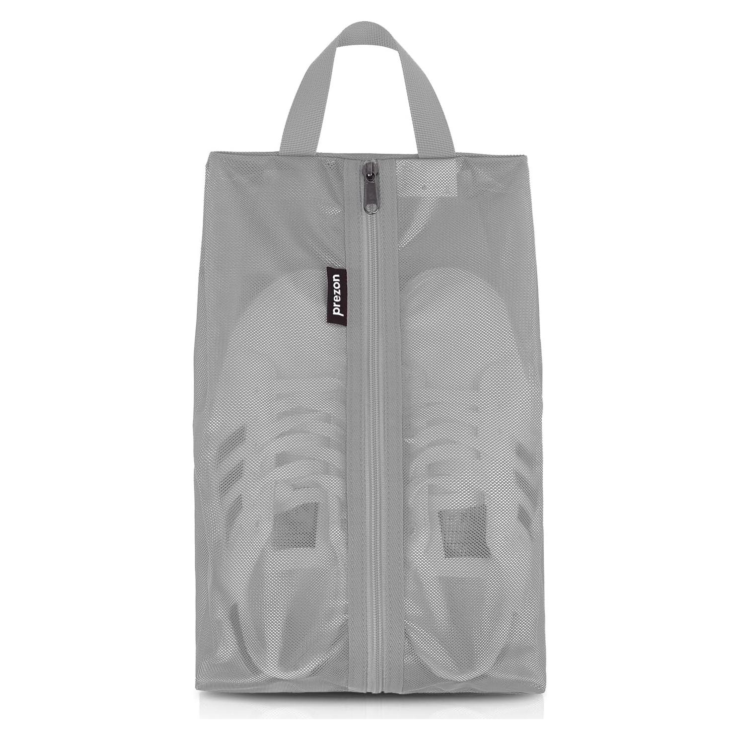 Bolsa de Zapatos de Viaje Unisex Pinzon Mediana Gris Resistente